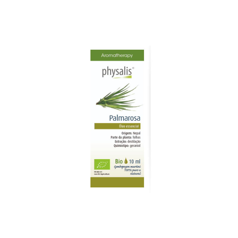 PHYSALIS ÓLEO ESSENCIAL PALMAROSA BIO 10ML PHYSALIS ÓLEO ESSENCIAL PALMAROSA BIO 10ML
