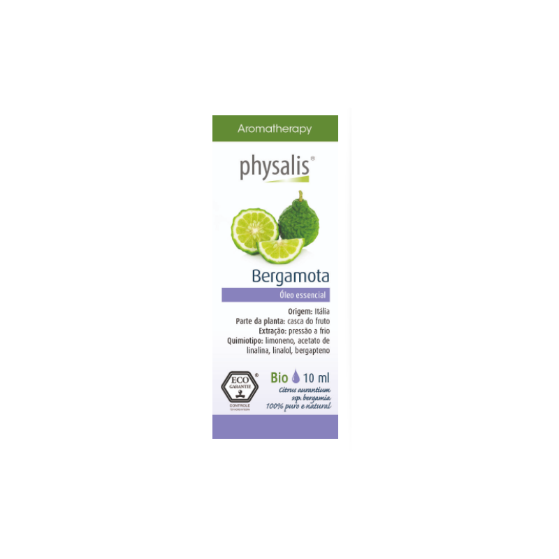 PHYSALIS ÓLEO ESSENCIAL DE BERGAMOTA BIO 10ml PHYSALIS ÓLEO ESSENCIAL DE BERGAMOTA BIO 10ml