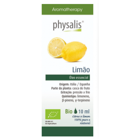 PHYSALIS ÓLEO ESSENCIAL LIMÃO BIO 10ML