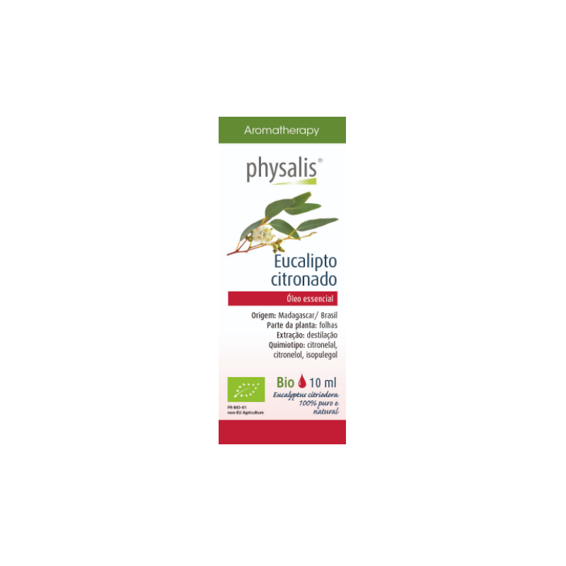 PHYSALIS ÓLEO ESSENCIAL EUCALIPTO CITRONADO BIO 10ML PHYSALIS ÓLEO ESSENCIAL EUCALIPTO CITRONADO BIO 10ML