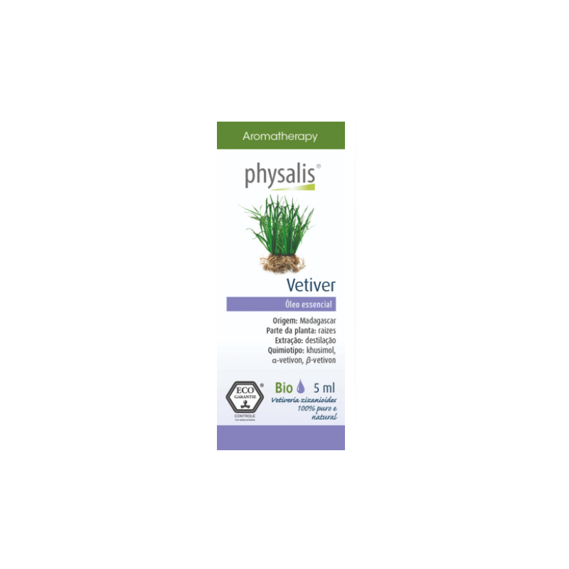 PHYSALIS ÓLEO ESSENCIAL DE VETIVER BIO 5ML PHYSALIS ÓLEO ESSENCIAL DE VETIVER BIO 5ML