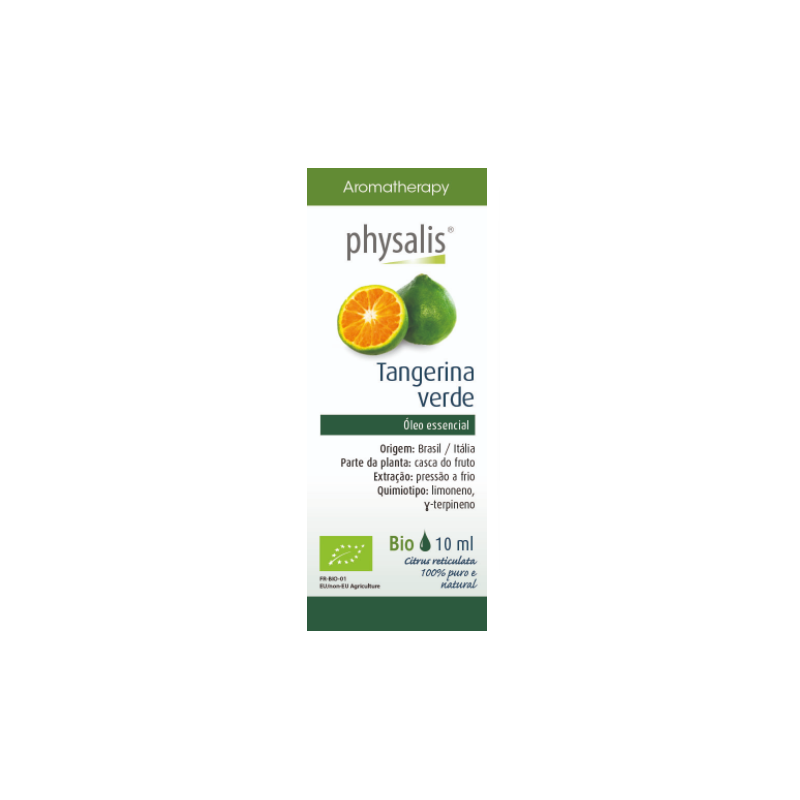 PHYSALIS ÓLEO ESSENCIAL DE TANGERINA VERDE BIO 10ML
