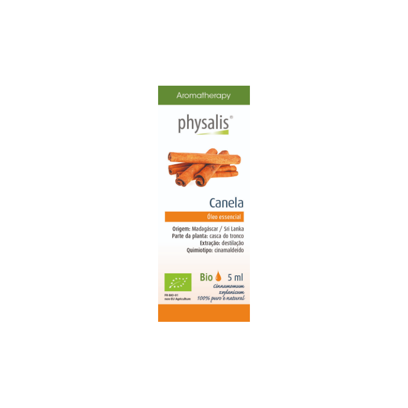PHYSALIS ÓLEO ESSENCIAL DE CANELA BIO 5ML