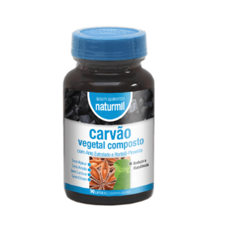 NATURMIL CARVÃO VEGETAL COMPOSTO 90 CÁPSULAS