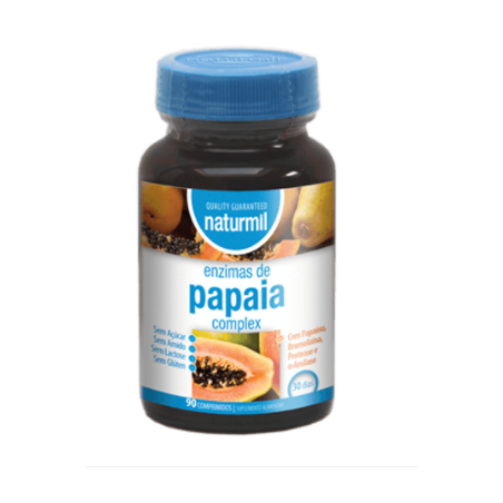 NATURMIL ENZIMAS DE PAPAIA COMPLEX 90 COMPRIMIDOS