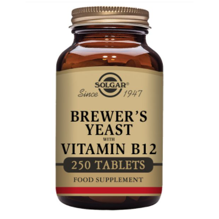 SOLGAR LEVEDURA DE CERVEJA C/VIT B12 250 COMPRIMIDOS