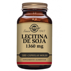 SOLGAR LECITINA DE SOJA 1360MG 250 CÁPSULAS