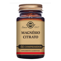 SOLGAR MAGNÉSIO CITRATO 60 COMPRIMIDOS
