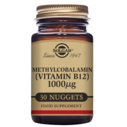 SOLGAR METILCOBALAMINA 1000UG 30 COMPRIMIDOS