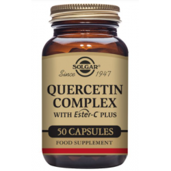 SOLGAR QUERCETINA COMPLEX COM ESTER-C PLUS 50 CÁPSULAS