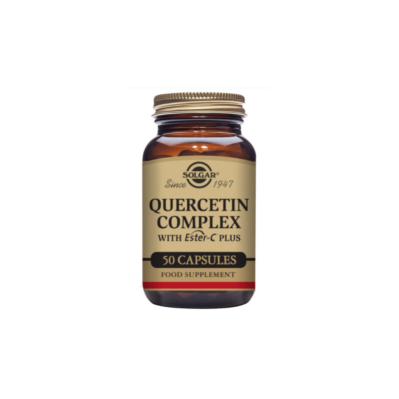 SOLGAR QUERCETINA COMPLEX COM ESTER-C PLUS 50 CÁPSULAS SOLGAR QUERCETINA COMPLEX COM ESTER-C PLUS 50 CÁPSULAS