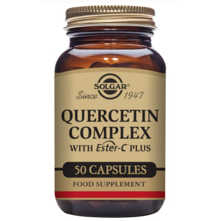 SOLGAR QUERCETINA COMPLEX COM ESTER-C PLUS 50 CÁPSULAS