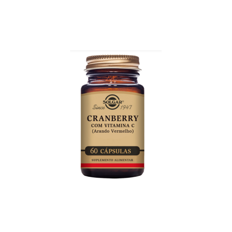 SOLGAR CRANBERRY WITH VITAMINA C 60 CÁPSULAS VEGETAIS SOLGAR CRANBERRY WITH VITAMINA C 60 CÁPSULAS VEGETAIS