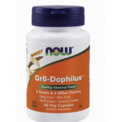 NOW GR8-DOPHILUS 60 CÁPSULAS