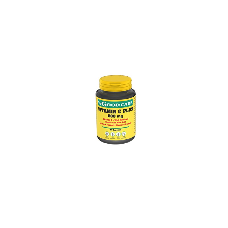 GOOD CARE VITAMINA C PLUS 500MG 60 CÁPSULAS GOOD CARE VITAMINA C PLUS 500MG 60 CÁPSULAS