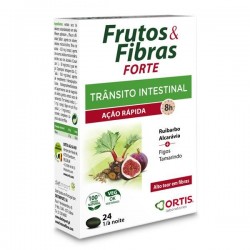 FRUTOS E FIBRAS EFEITO RÁPIDO 24 COMPRIMIDOS