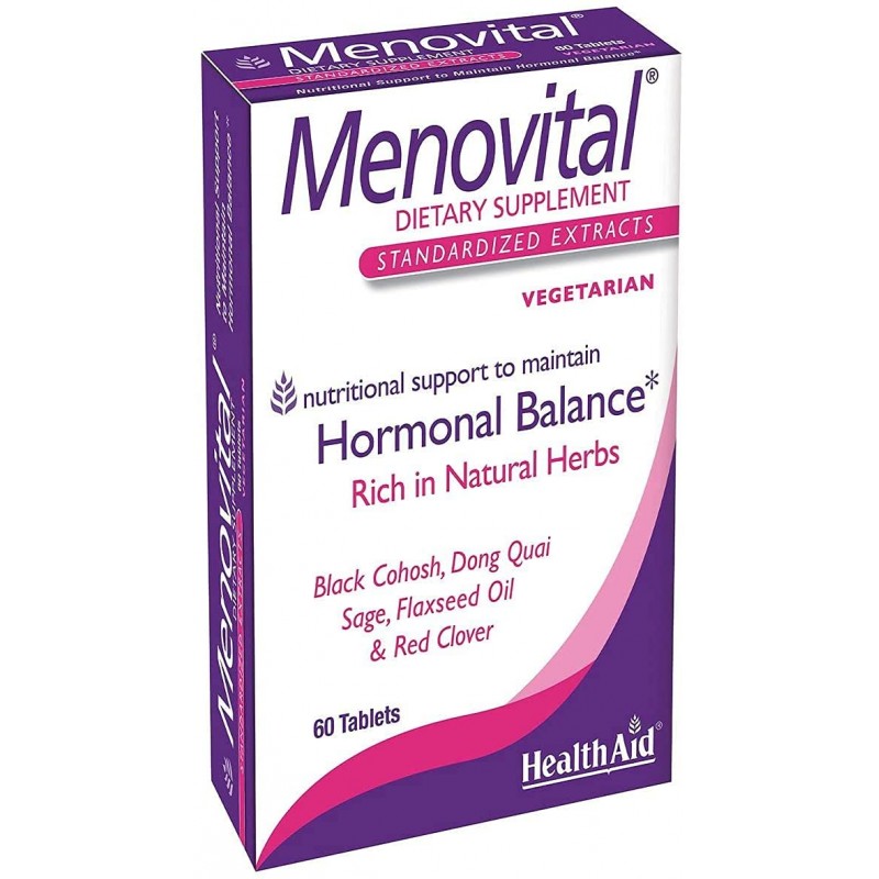 HEALTH AID MENOVITAL HORMONAL BALANCE 60 CÁPSULAS VEGETARIANO HEALTH AID MENOVITAL HORMONAL BALANCE 60 CÁPSULAS VEGETARIANO