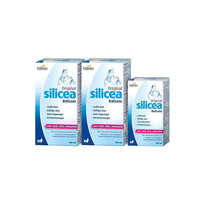HUBNER SILICEA BALSM PACK 2x500ML + 200ML