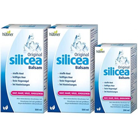 HUBNER SILICEA BALSM PACK 2x500ML + 200ML