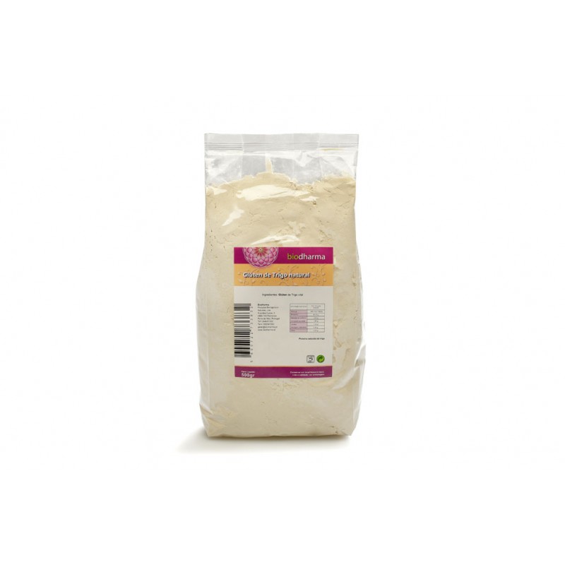 BIODHARMA GLUTEN DE TRIGO NATURAL 500GR BIODHARMA GLUTEN DE TRIGO NATURAL 500GR