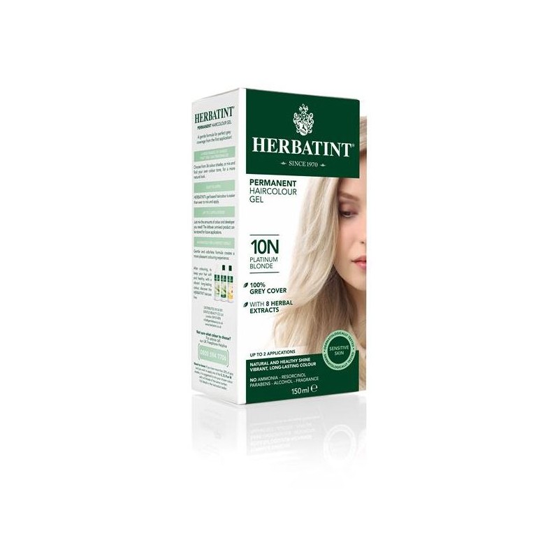 HERBATINT N10 LOURO PLATINADO 150ML