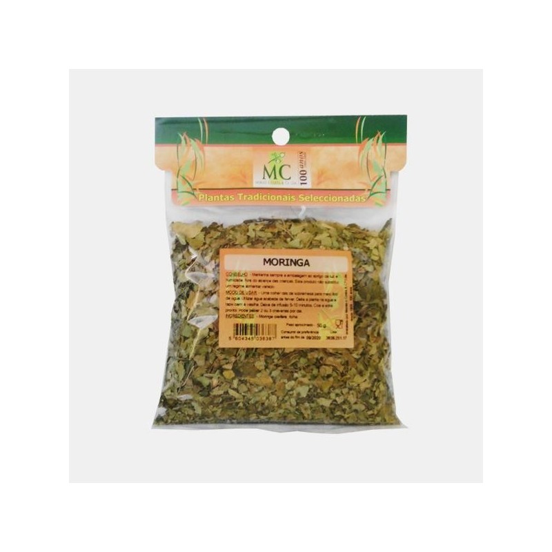 M&C MORINGA FOLHA 50GR M&C MORINGA FOLHA 50GR