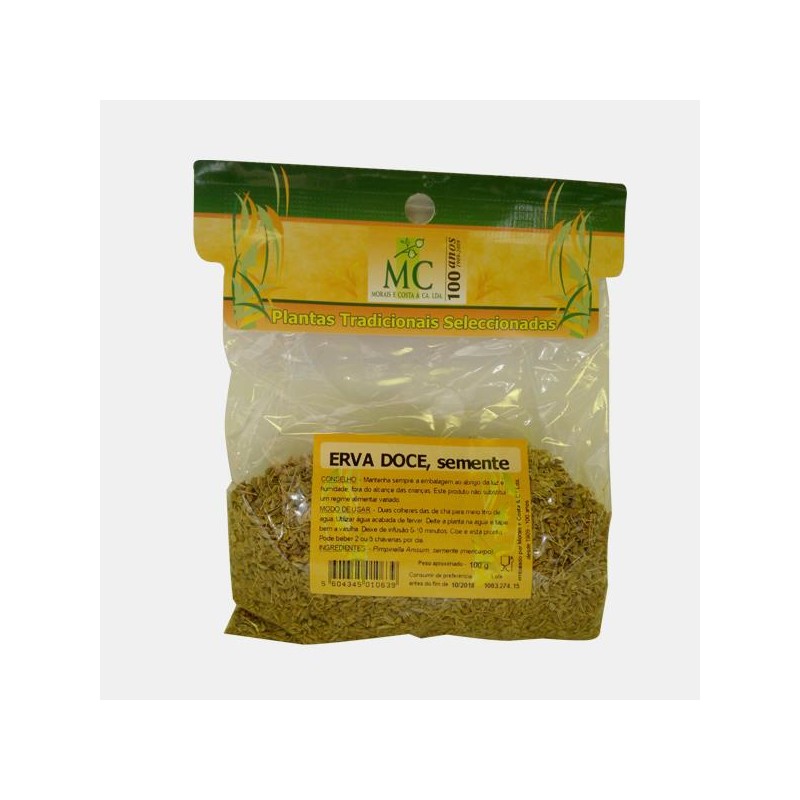 M&C ERVA DOCE SEMENTES 100GR M&C ERVA DOCE SEMENTES 100GR