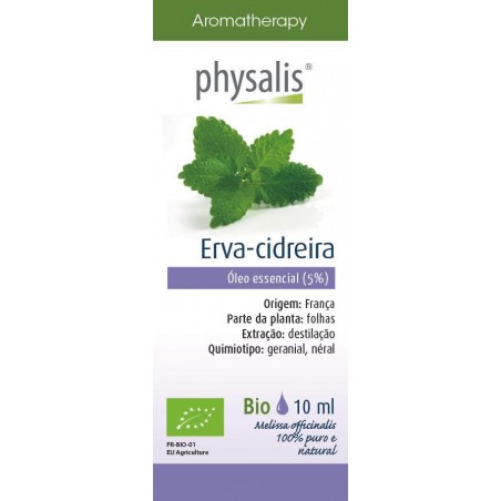 PHYSALIS ÓLEO ESSENCIAL DE ERVA-CIDREIRA (MELISSA) BIO 10ML