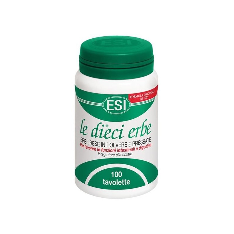 ESI LE DIECI ERBE 100 COMPRIMIDOS ESI LE DIECI ERBE 100 COMPRIMIDOS
