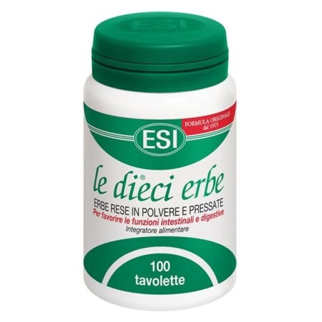 ESI LE DIECI ERBE 100 COMPRIMIDOS