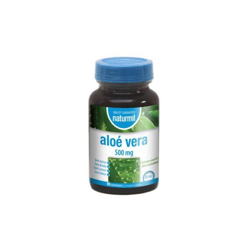 NATURMIL ALOE VERA 500MG 90 COMPRIMIDOS NATURMIL ALOE VERA 500MG 90 COMPRIMIDOS