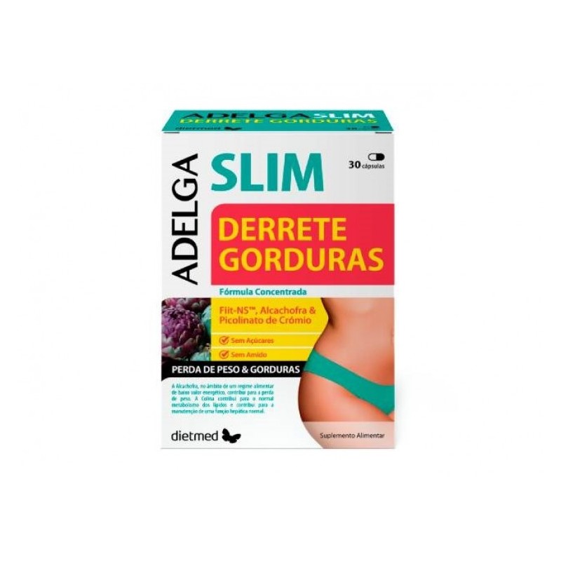 ADELGA SLIM DERRETE GORDURAS 30 CÁPSULAS