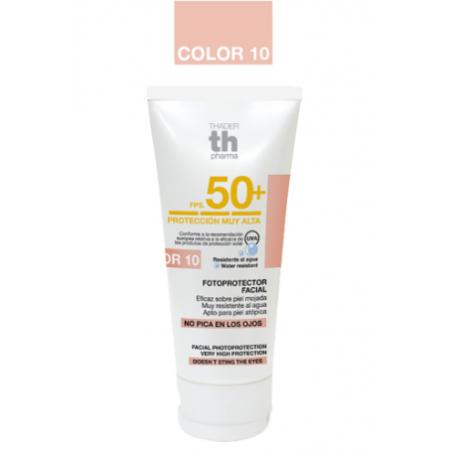 TH PHARMA SUN FOTOPROTETOR FACIAL COM COR 10 SPF50+ 50ML