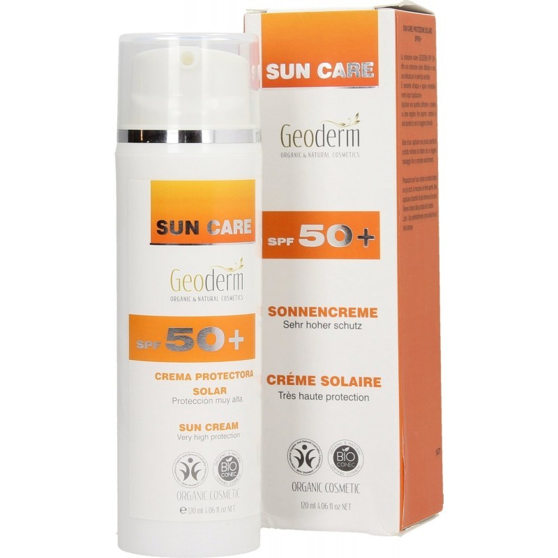 GEODERM SUN CARE CREME SOLAR FPS+50 BIO 120ML