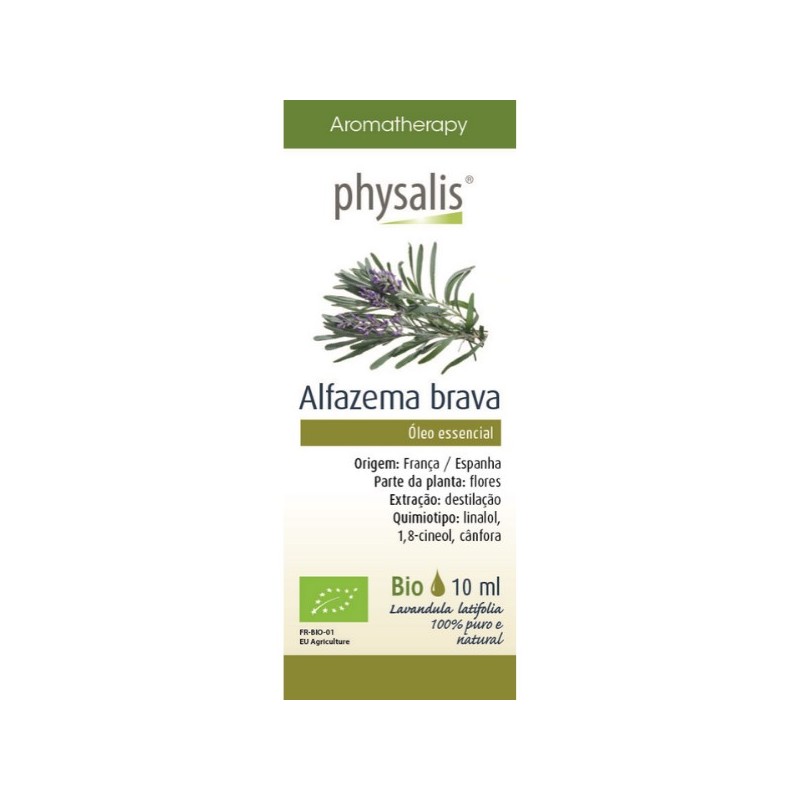 PHYSALIS ÓLEO ESSENCIAL DE ALFAZEMA BRAVA BIO 10ML PHYSALIS ÓLEO ESSENCIAL DE ALFAZEMA BRAVA BIO 10ML