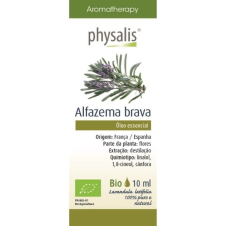 PHYSALIS ÓLEO ESSENCIAL DE ALFAZEMA BRAVA BIO 10ML