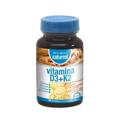 NATURMIL VITAMINA D3+K2 60 COMPRIMIDOS