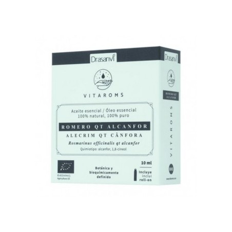 DRASANVI VITAROMS ÓLEO ESSENCIAL ALECRIM QT CÂNFORA BIO 10ML