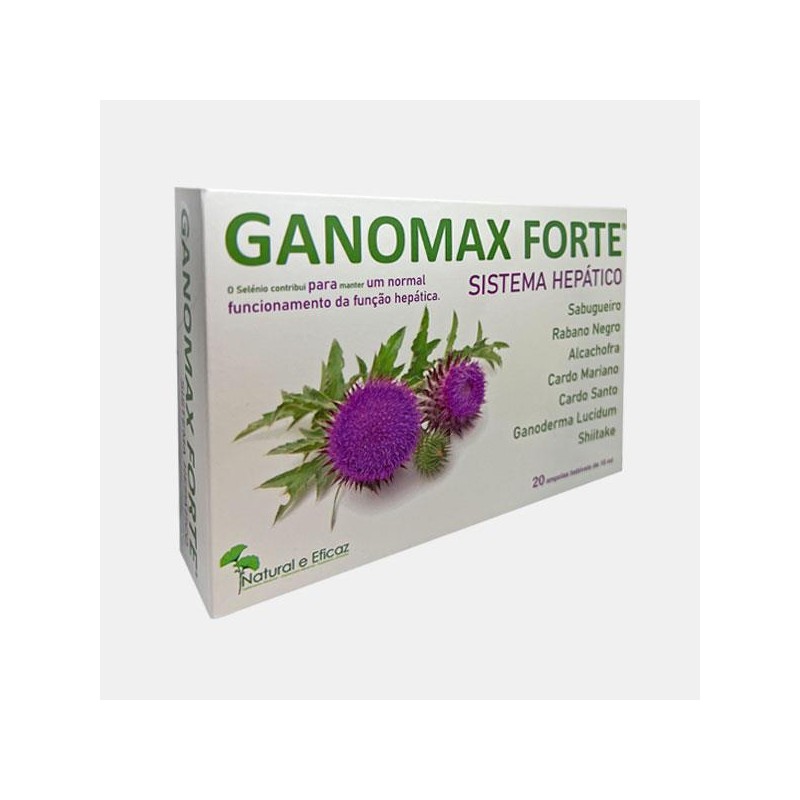 GANOMAX FORTE 20 AMPOLAS 10ML GANOMAX FORTE 20 AMPOLAS 10ML