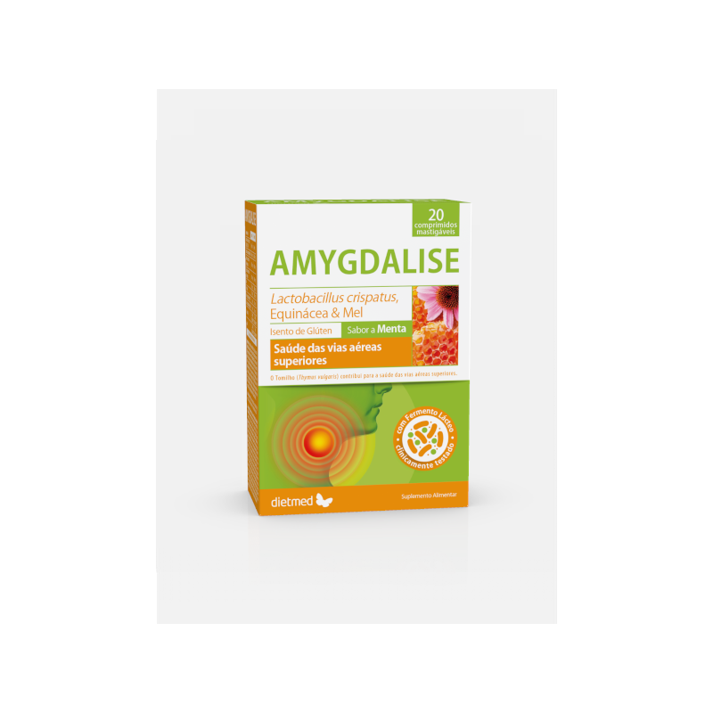 AMYGDALISE 20 COMPRIMIDOS MASTIGÁVEIS AMYGDALISE 20 COMPRIMIDOS MASTIGÁVEIS