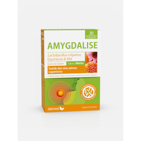 AMYGDALISE 20 COMPRIMIDOS MASTIGÁVEIS