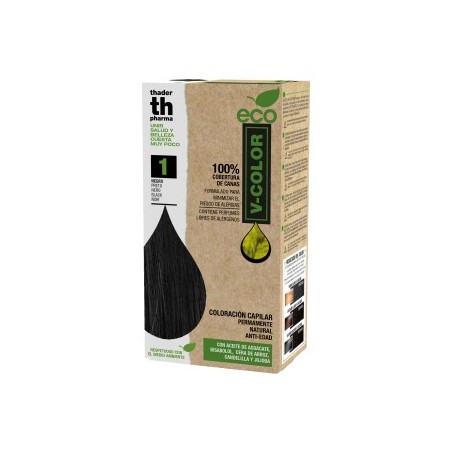 TH PHARMA V-COLOR ECO TINTA ECOLÓGICA Nº 1 PRETO