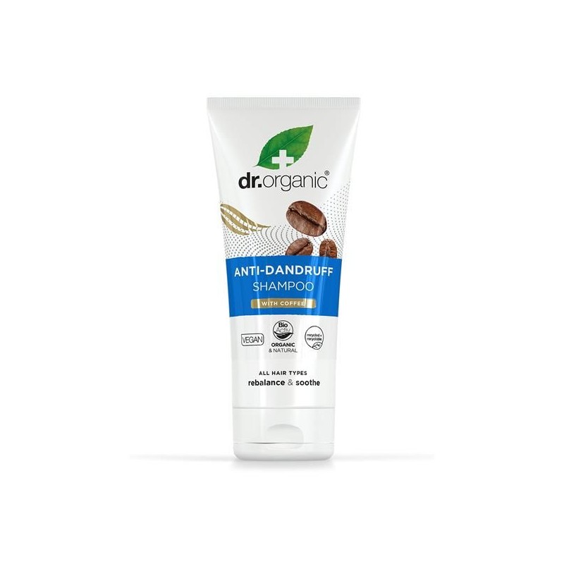 DR. ORGANIC BIO CAFÉ CHAMPO ANTICASPA 200ML DR. ORGANIC BIO CAFÉ CHAMPO ANTICASPA 200ML