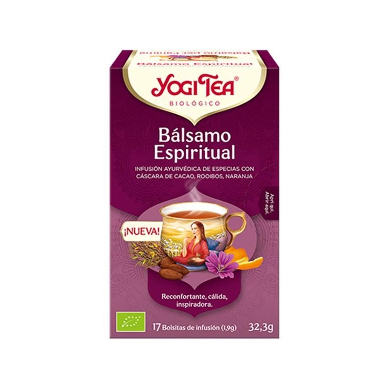 YOGI TEA BIO BALSAMO ESPIRITUAL 17 SAQUETAS YOGI TEA BIO BALSAMO ESPIRITUAL 17 SAQUETAS
