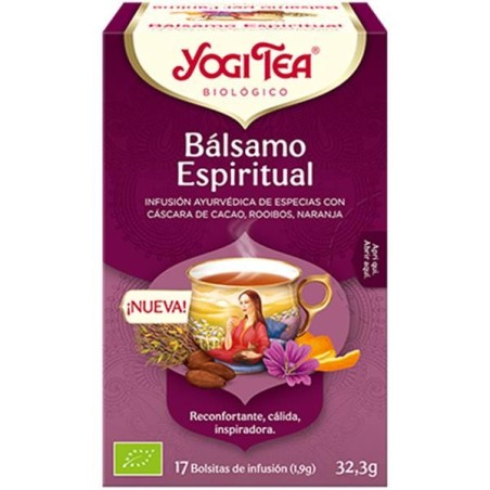 YOGI TEA BIO BALSAMO ESPIRITUAL 17 SAQUETAS