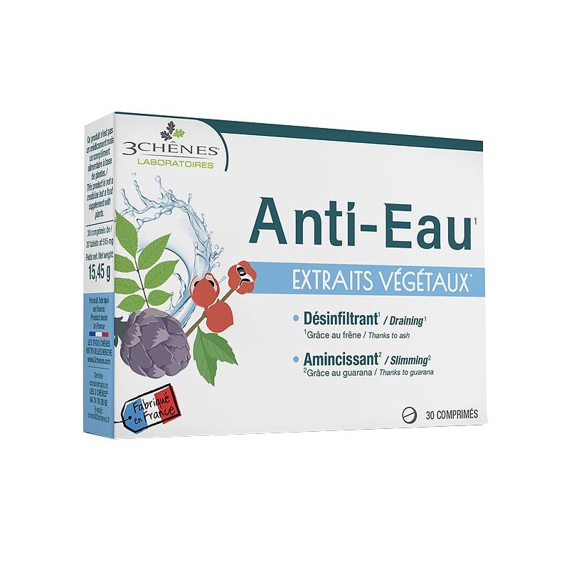 3 CHÊNES ANTI-EAU 30 COMPRIMIDOS 3 CHÊNES ANTI-EAU 30 COMPRIMIDOS