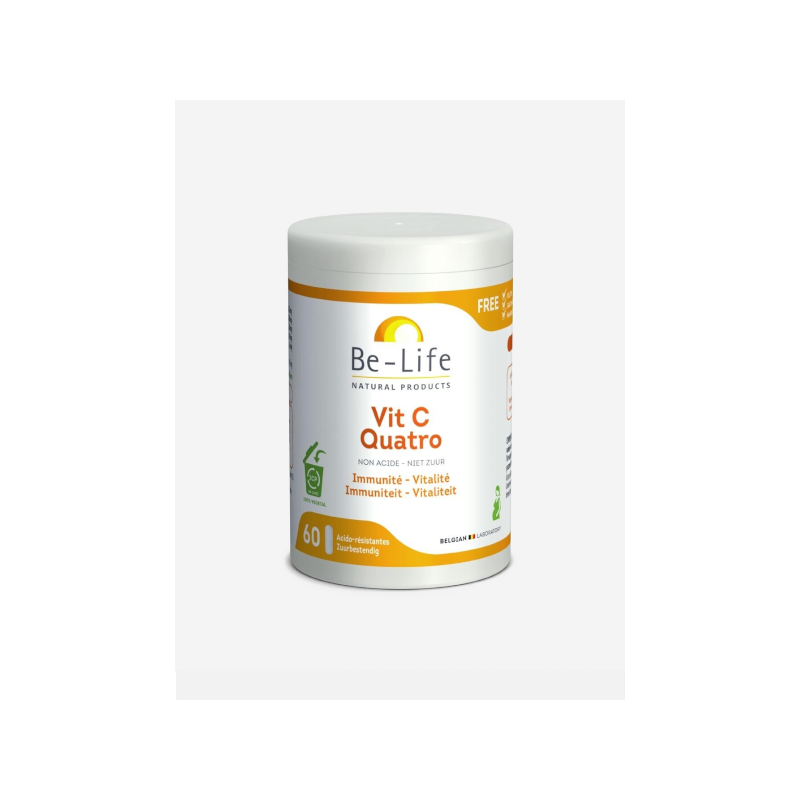 BE-LIFE VIT C QUATRO 60 CÁPSULAS BE-LIFE VIT C QUATRO 60 CÁPSULAS