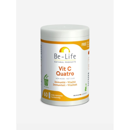 BE-LIFE VIT C QUATRO 60 CÁPSULAS