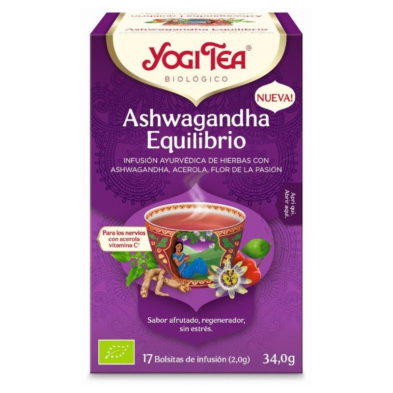 YOGI TEA BIO ASHWAGANDHA EQUILIBRIO YOGI TEA BIO ASHWAGANDHA EQUILIBRIO