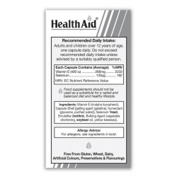 HEALTH AID SELENIUM C/VITAMINA E 400UI